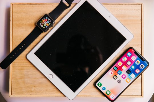 Tablet, smartphone and smart watch